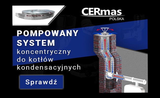 Nowość na rynku polskim –                „Pompowany system koncentryczny do kotłów kondensacyjnych”